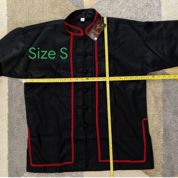 Black and Red Martial Arts Gi - 3 Piece Set - Picture 3 of 6